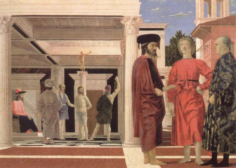 Piero della Francesca The Flagellation fo Christ Norge oil painting art